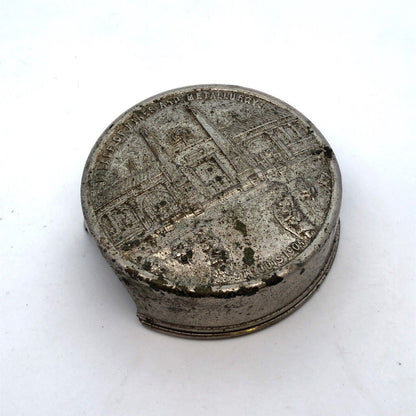 1904 St. Louis World's Fair Palace Of Mines Metallurgy Collapsible Metal Cup