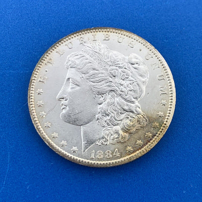 1884 CC Silver Morgan Dollar Better Key Scarce Carson City Mint Uncirculated