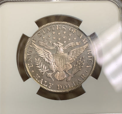1901 P Proof Silver Barber Half Dollar $.50 NGC PF64