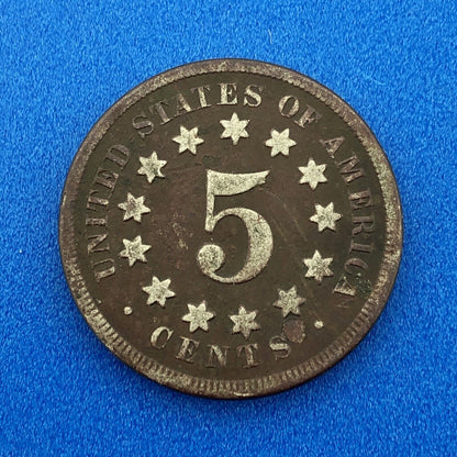 1870 P Shield Nickel Variety 2 Four Coin Mixed Date Better Philadelphia Lot