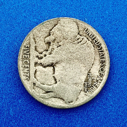 1913 D Indian Head Buffalo Nickel Type 2 Better Key Scarce Denver Mint Coin