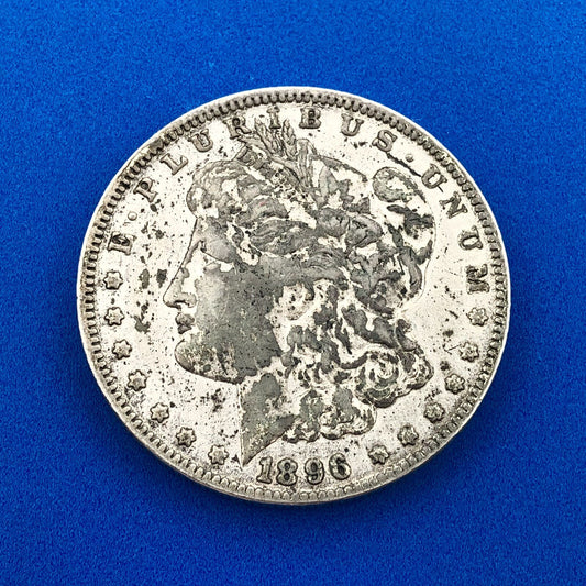 1896 O Morgan Silver Dollar $1 Better Key Rare New Orleans Mint Coin AU Details