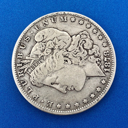 1878 7 TF Morgan Silver Dollar $1 First Year Philadelphia VAM 228B Slashed O