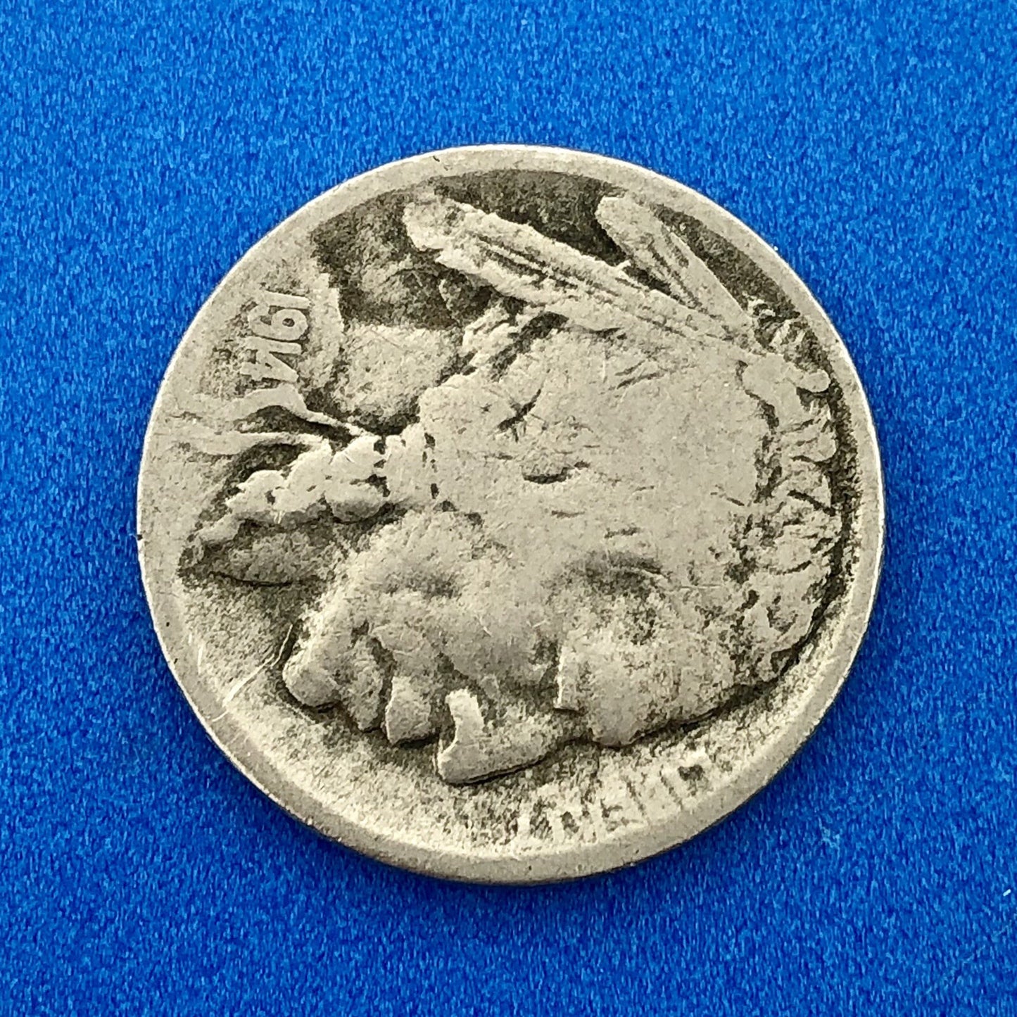 1914 S Indian Head Buffalo Nickel Better Key Scarce San Francisco Mint Coin