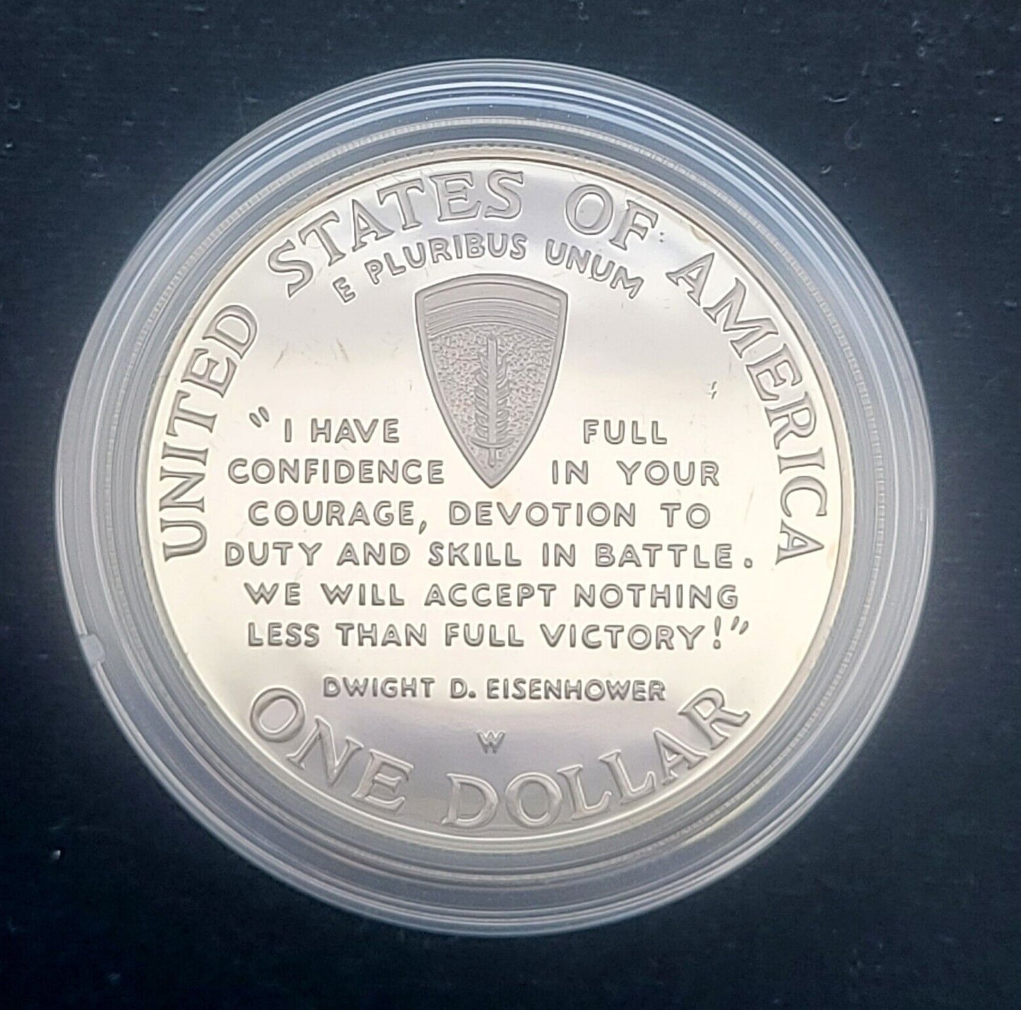 1991-1995 WWII 50th Anniversary Two Coin .900 Silver Proof Commemorative Set