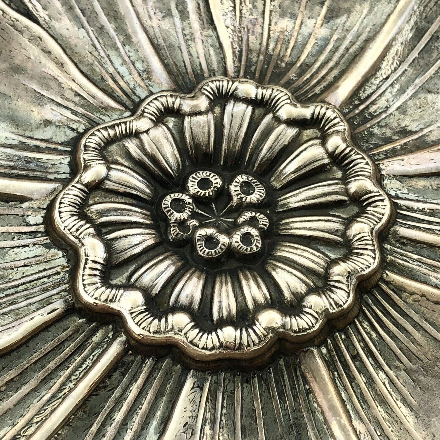 Gianmaria Buccellati Flower Sterling Silver Grosse Schale Narzisse Candy Bowl