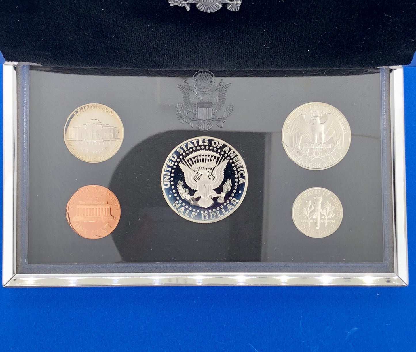1992 S United States Mint Premier Silver Proof Set 5 Gem Coins OMP/COA