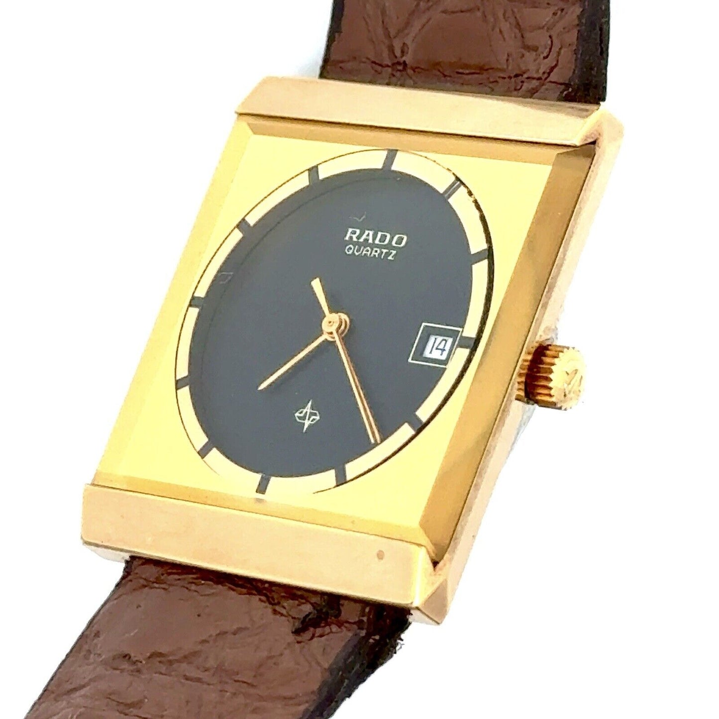 Designer RADO 711.2010.2 Modernist Rectangle Tank Quartz Unisex Wrist Watch