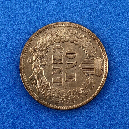 1900 P Indian Head One Cent Penny Type 3 Bronze Better Key Philadelphia BU DET