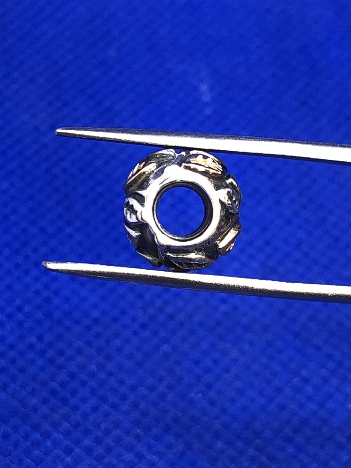 Retired PANDORA ALE 925 Silver 14K Gold Two-Toned Tree of Life Charm 790429