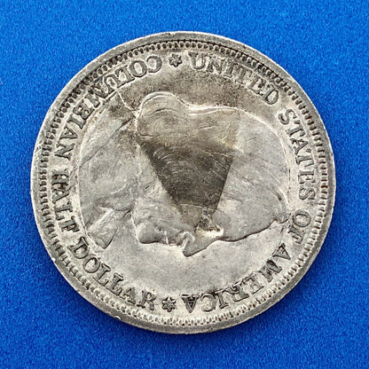 1893 P World's Columbian Exposition Commemorative Silver Half Dollar $.50 Coin
