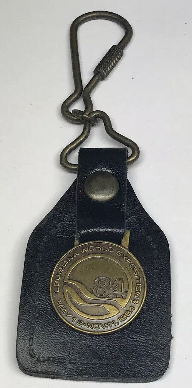 1984 New Orleans World's Fair Louisiana World Exposition Coin Key Chain