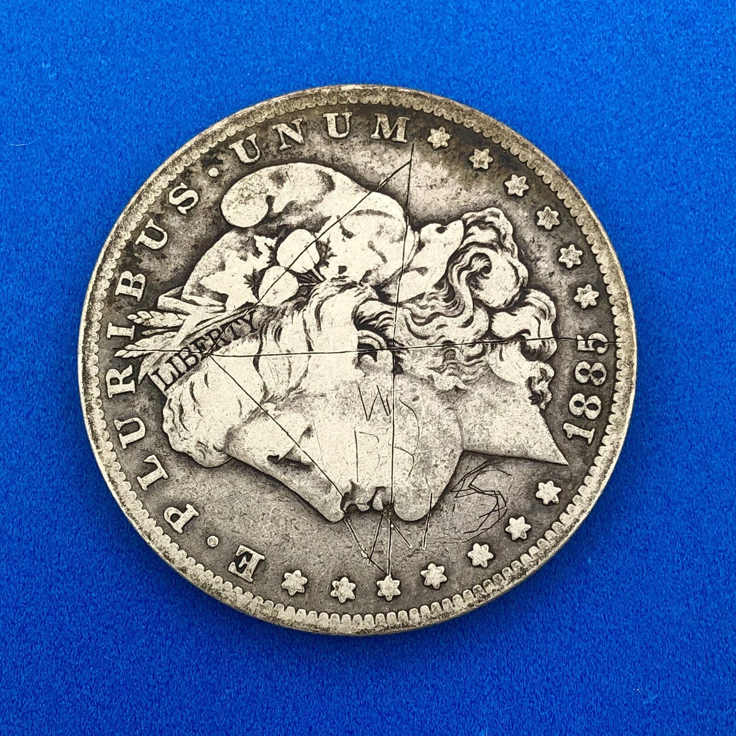 1885 S Morgan Silver Dollar Better Rare Key San Francisco Mint Coin As Is