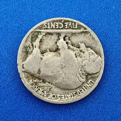 1916 D Indian Head Buffalo Nickel Better Key Scarce Denver Mint Coin