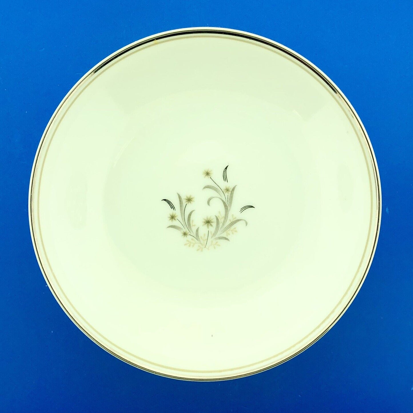 Retired Noritake Ardis China 8 3/8" Platinum Tab Salad Plate TWO Pc Set