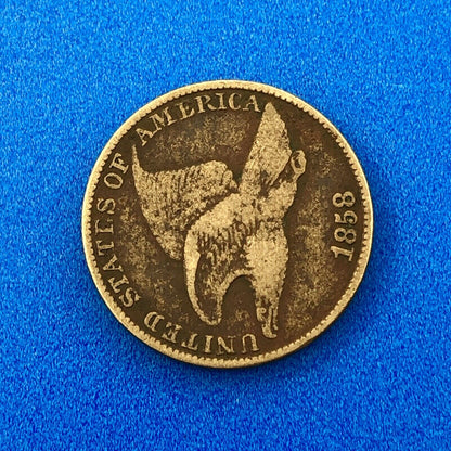 1858 P Flying Eagle Copper Nickel One Cent Penny 3 Year Type Philadelphia Coin