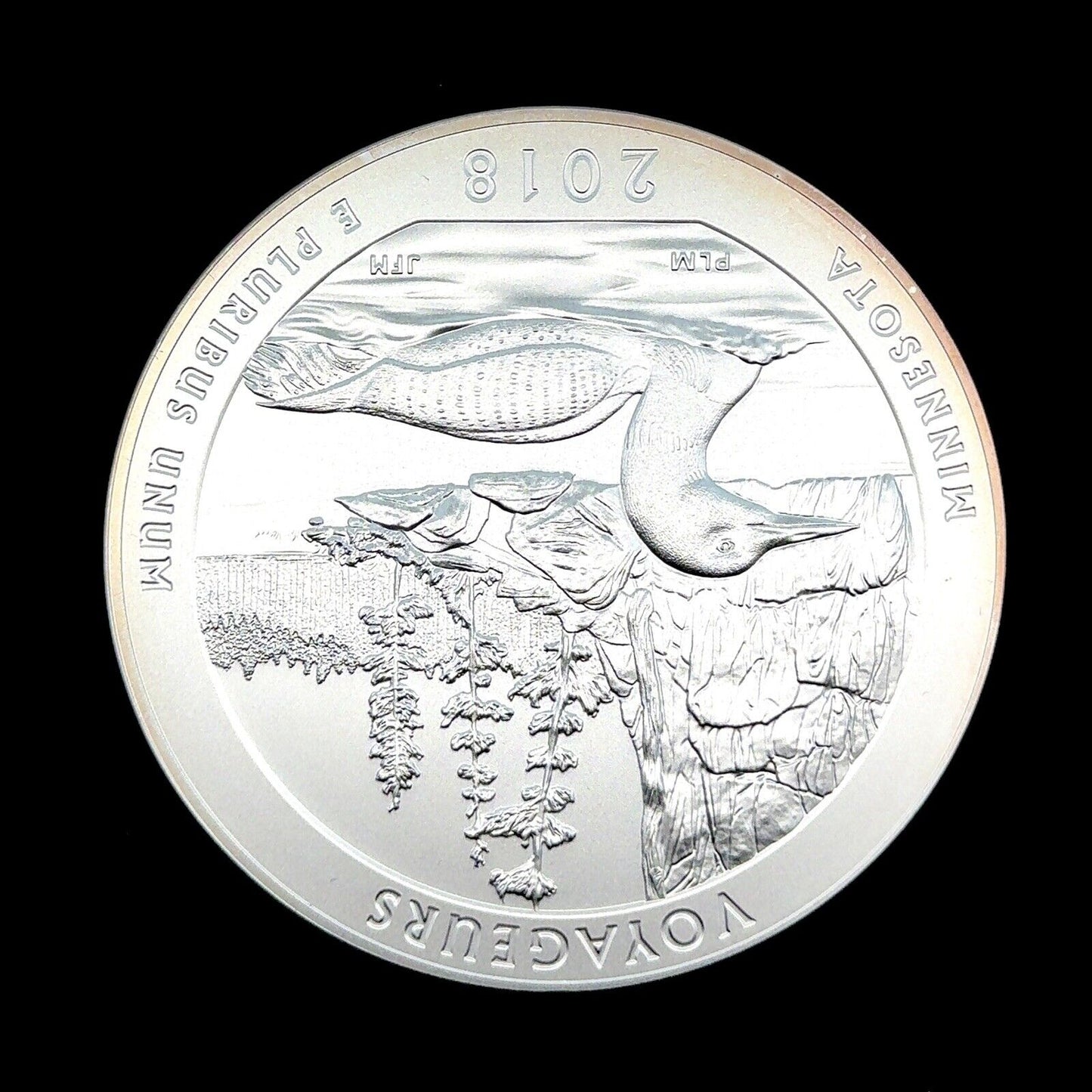 2018 P America The Beautiful Minnesota Voyageurs 5 oz Silver Quarter Coin