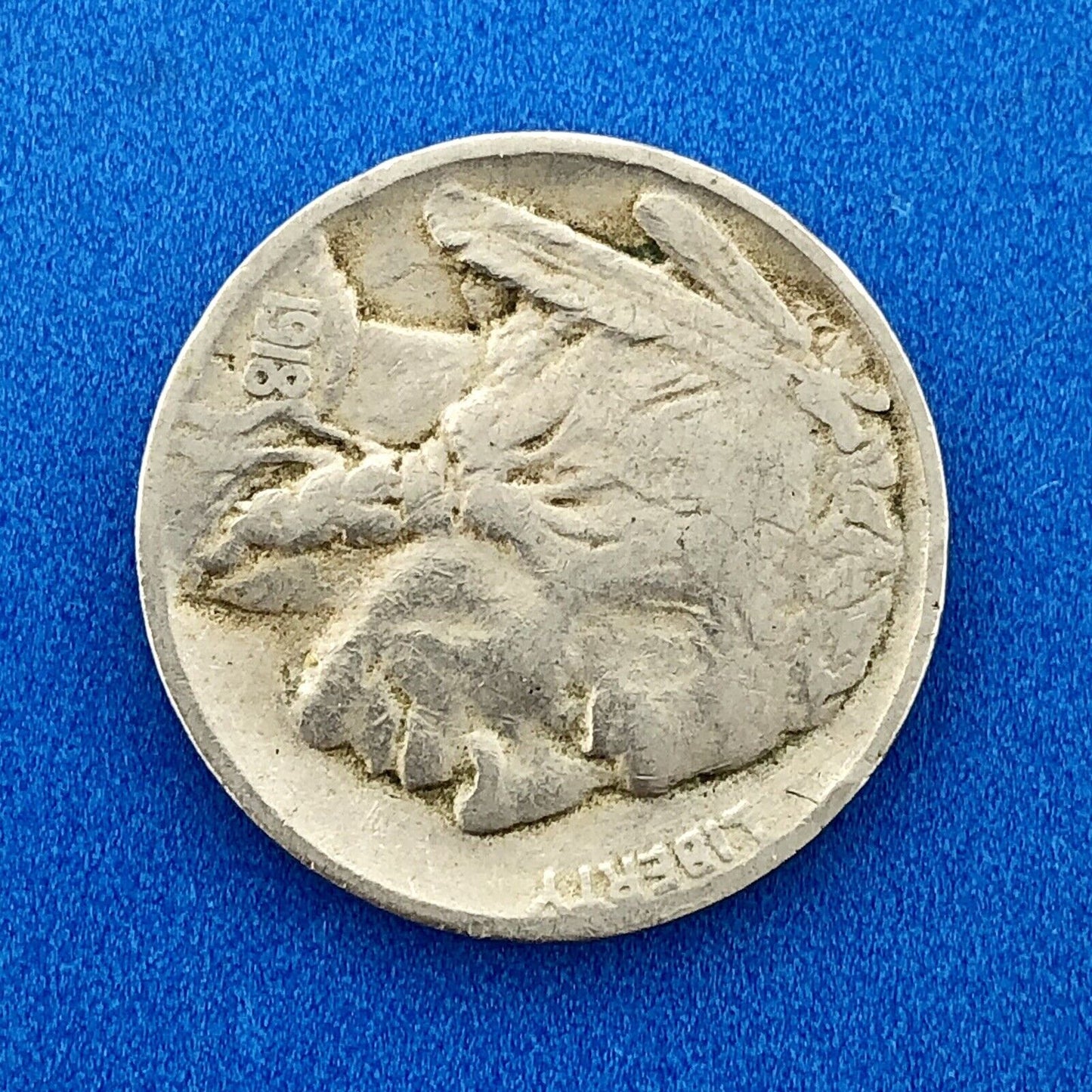 1918 P Indian Head Buffalo Nickel Better Key Scarce Philadelphia Mint Coin