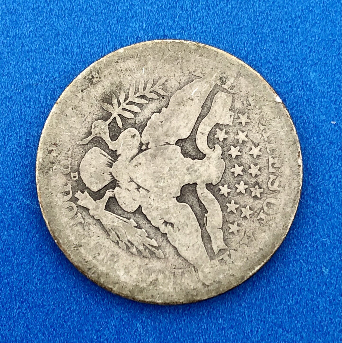 1911 D Silver Barber Quarter Better Key Date Denver Coin Rare Scarce