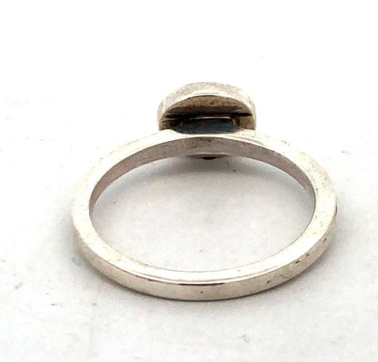 Designer Karthia 925 Sterling Silver Oval Citrine Bezel Solitaire Stackable Ring