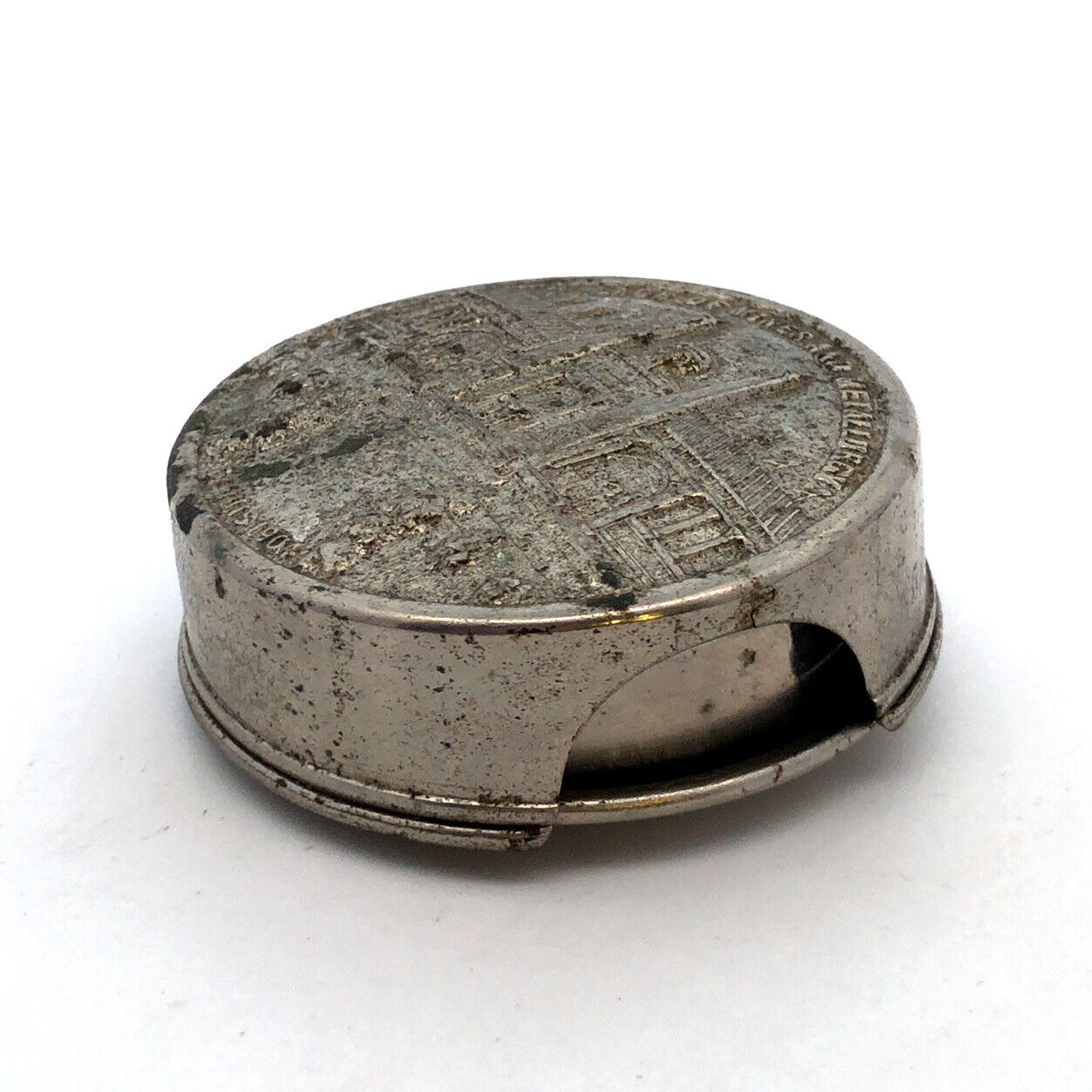1904 St. Louis World's Fair Palace Of Mines Metallurgy Collapsible Metal Cup