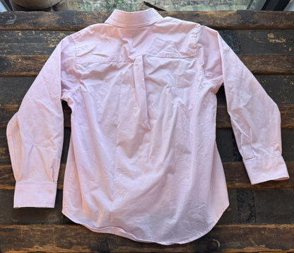 The Beaufort Bonnet Company Boys Size 7 Pale Pink Button Down Long Sleeve Shirt