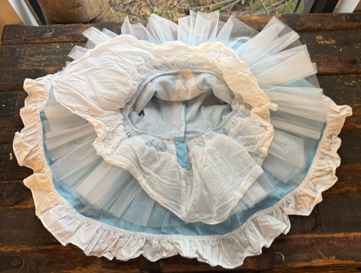 Only Little Once Size 6/7 Girls Blue Disney Princess Cinderella Dress Top