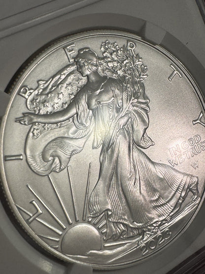 2023 American Silver Eagle U.S. Invention Series Vacuum 1 Oz NGC MS70