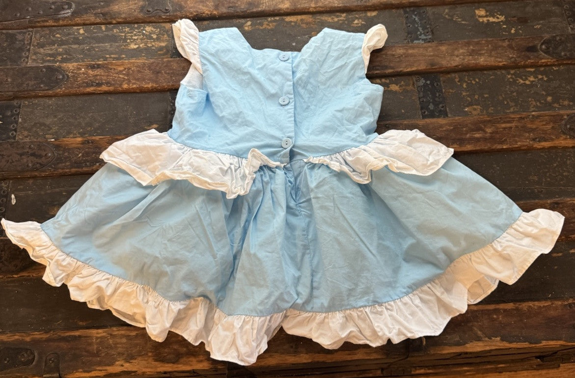 Only Little Once Size 6/7 Girls Blue Disney Princess Cinderella Dress Top