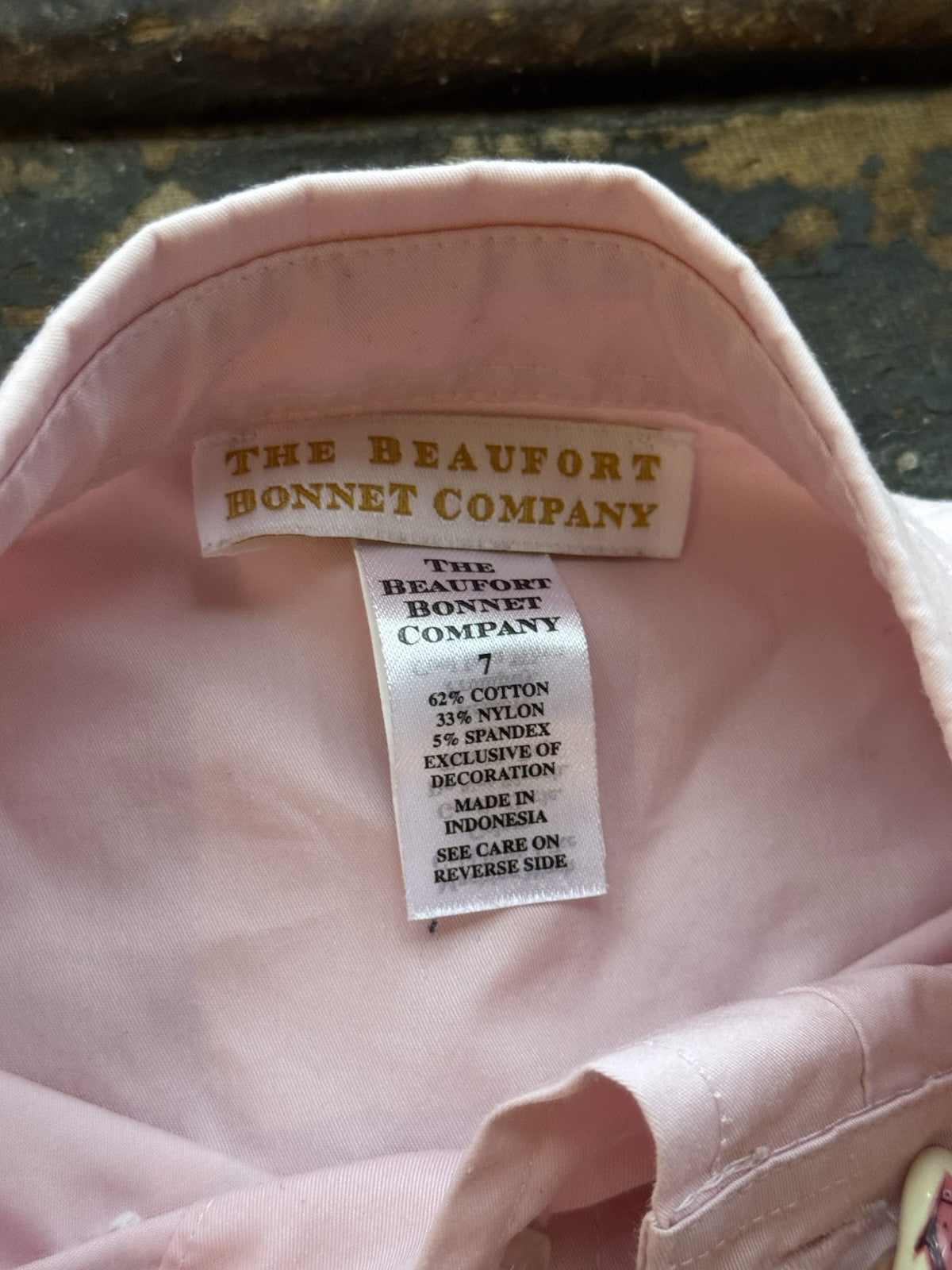 The Beaufort Bonnet Company Boys Size 7 Pale Pink Button Down Long Sleeve Shirt