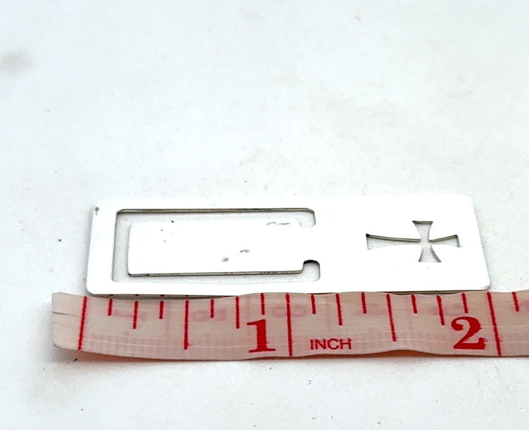 James Avery 925 Sterling Silver Crosslet Cut Out Religious Retired Book Mark