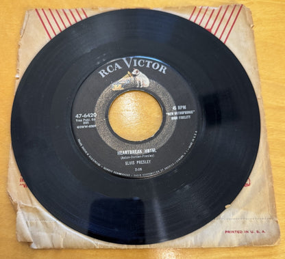 Mixed Record Labels Artists And Genres Lot Of Ten 7" 45 Records