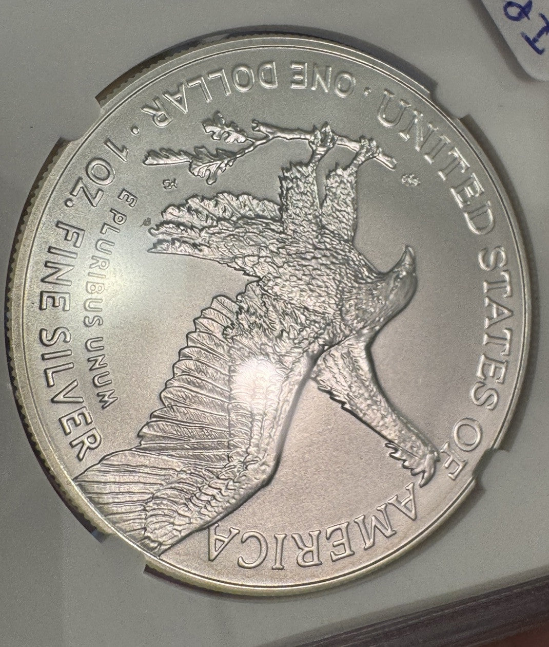 2023 American Silver Eagle U.S. Invention Series Satellite 1 Oz NGC MS70