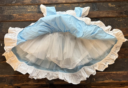 Only Little Once Size 6/7 Girls Blue Disney Princess Cinderella Dress Top
