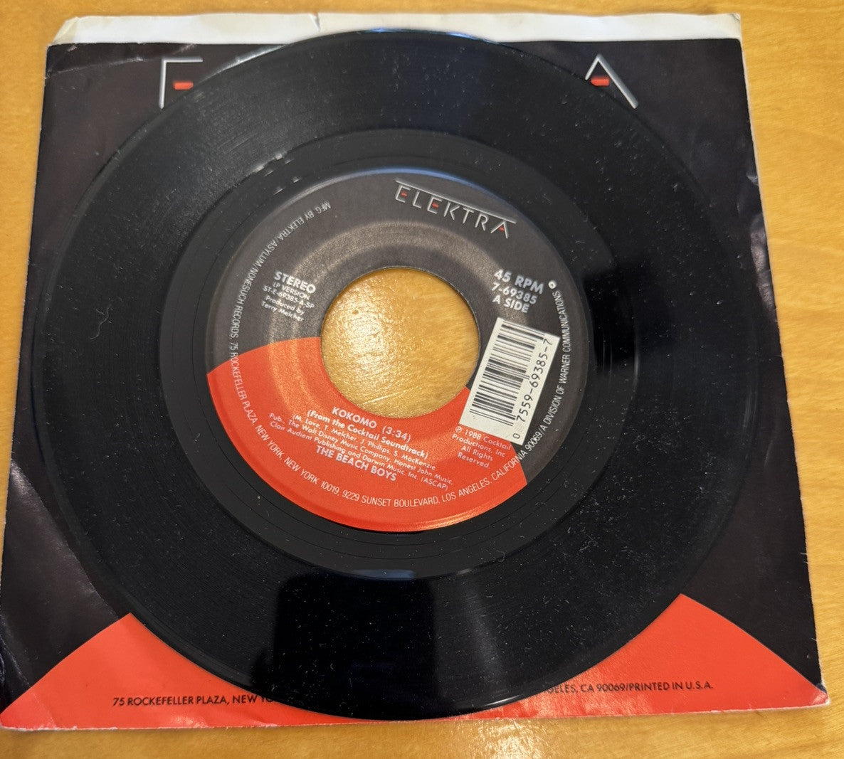 Mixed Record Labels Artists And Genres Lot Of Ten 7" 45 Records