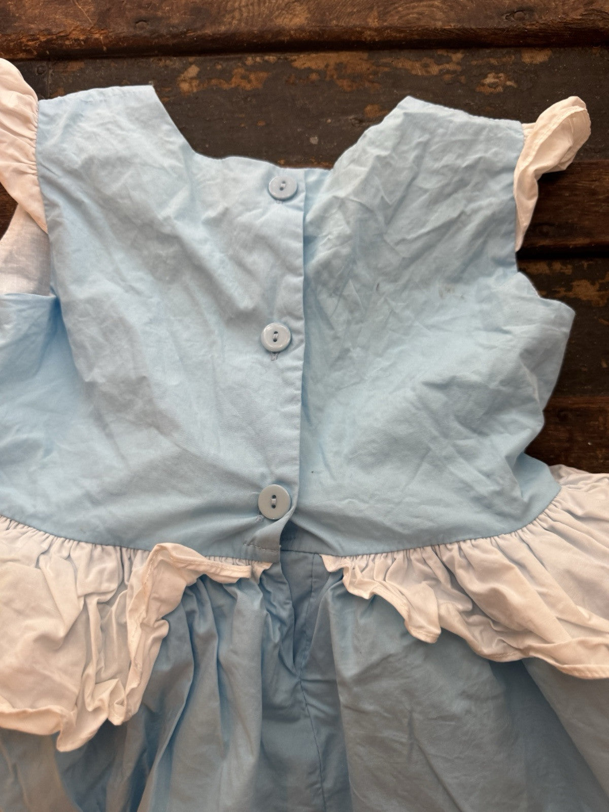 Only Little Once Size 6/7 Girls Blue Disney Princess Cinderella Dress Top