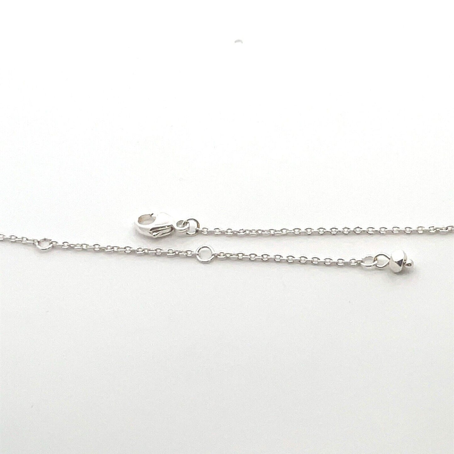 Sterling Silver Pearl Pendant Anniversary Chain Necklace