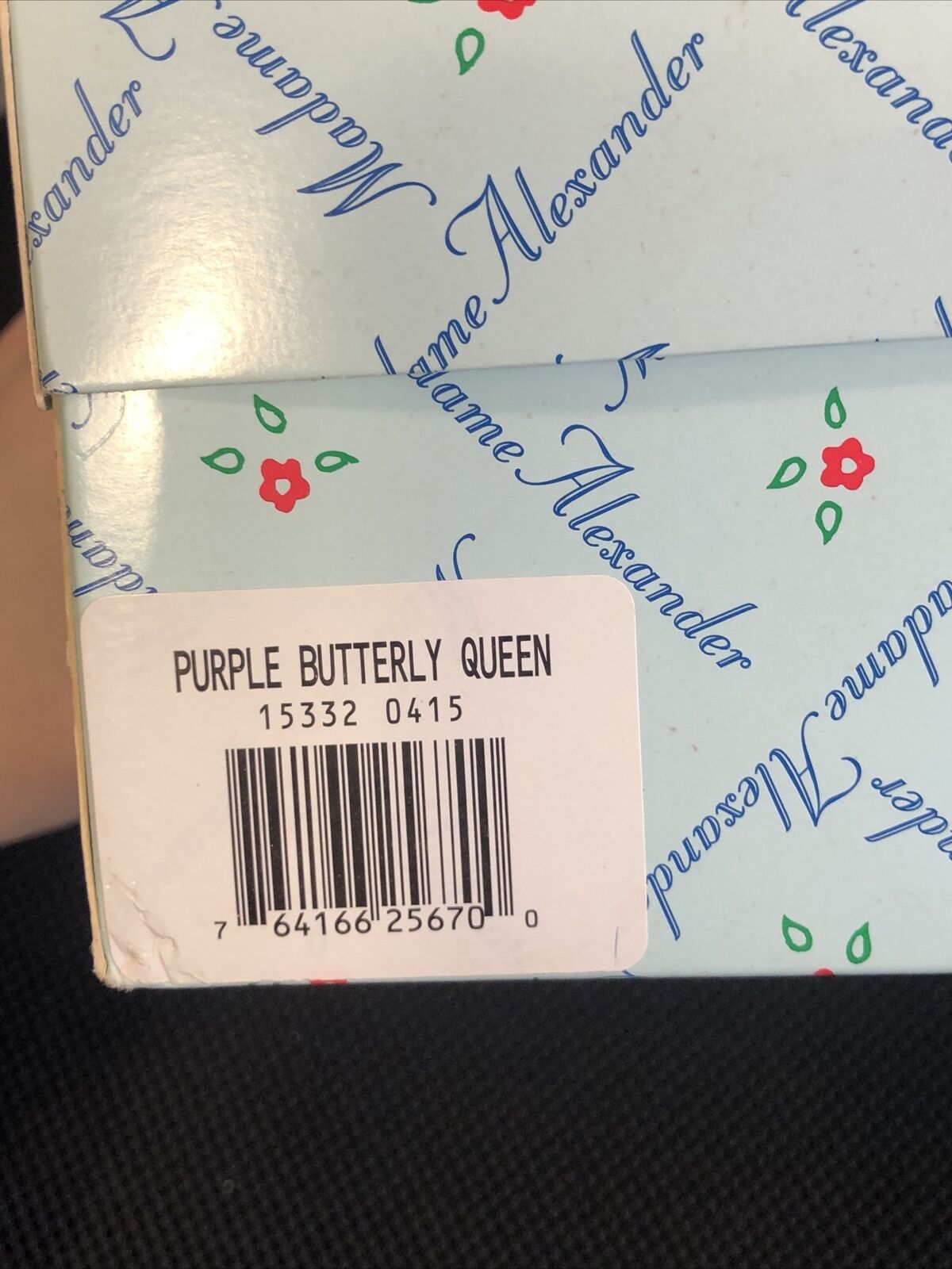 Madame Alexander Purple Butterfly Queen Style #25670 With Box Certificate