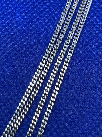 Designer TGGC 925 Sterling Silver Emerald Cut Amethyst Pendant Chain Necklace