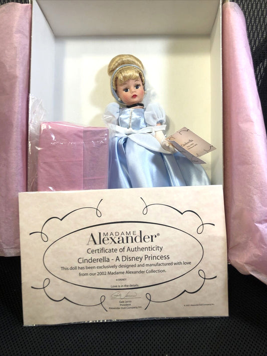 2002 Madame Alexander Disney Cinderella With Three Mice #34950 New Open Box